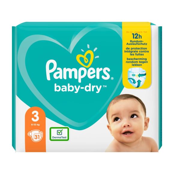 Pampers Baby-Dry luiers maat 3, 6-10kg online bestellen? | Coop.nl Coop