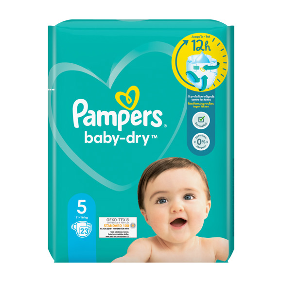 Pampers Baby-Dry luiers 5, 11-16kg Baby, verzorging en hygiëne bestellen? | Coop.nl | Coop