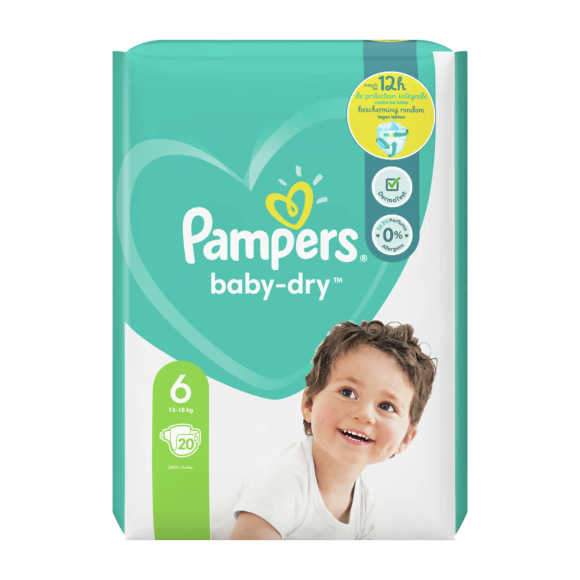 Pampers Baby-Dry luiers 6, online | | Coop