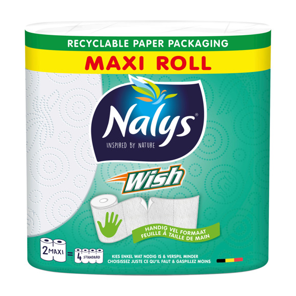 Vooraf regeling Verzamelen Nalys Wish maxirol keukenpapier - Toilet- en keukenpapier online bestellen?  | Coop.nl | Coop
