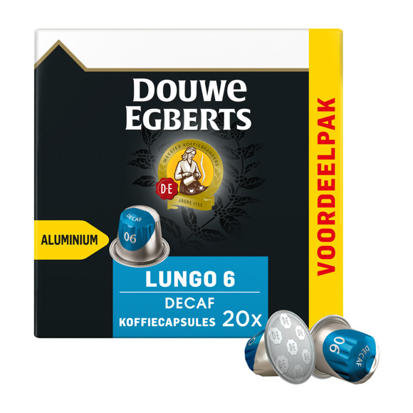 Zielig rijstwijn verwennen Douwe Egberts Lungo decaf koffiecups - Koffie online bestellen? | Coop.nl |  Coop