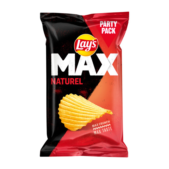 piramide Faculteit Clam Lay's Max Ribbel Chips Naturel - Naturel chips online bestellen? | Coop.nl  | Coop