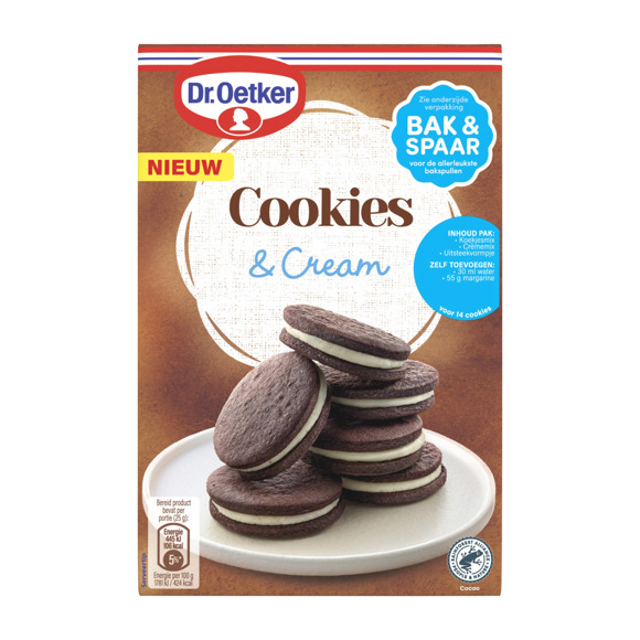 Doe voorzichtig Roux kiezen Dr. Oetker Mix cookies & cream - Bakproducten en zelfmaak desserts online  bestellen? | Coop.nl | Coop