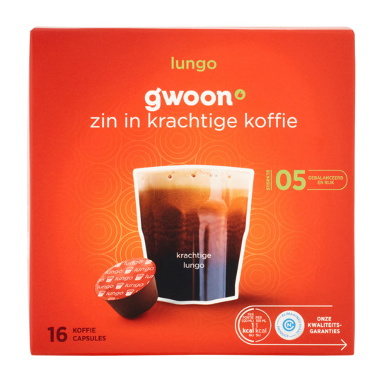 Coop g'woon Dolce Gusto cups lungo aanbieding