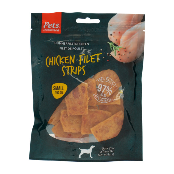 naam cijfer Zware vrachtwagen Pet'S Unlimited Chicken filet strips small - Hondenvoer en -benodigdheden  online bestellen? | Coop.nl | Coop