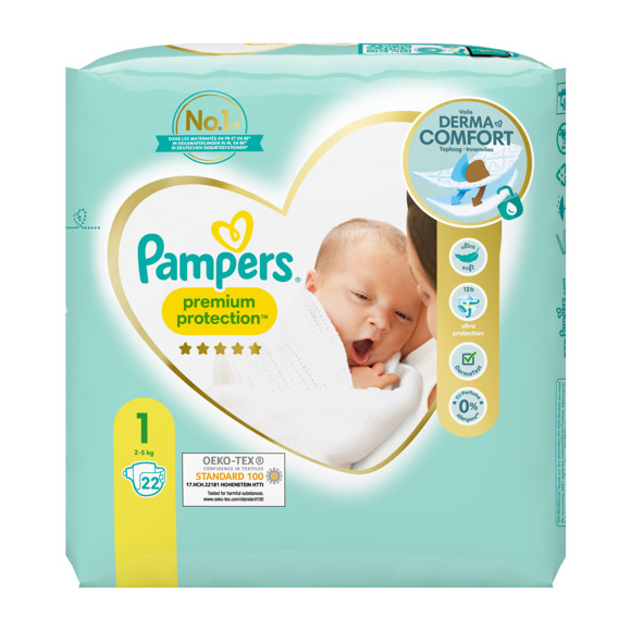 preambule Skim lengte Pampers Premium protection maat 1 - Baby, verzorging en hygiëne online  bestellen? | Coop.nl | Coop