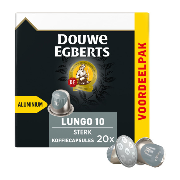 Trein hengel consumptie Douwe Egberts Lungo sterk koffiecups voordeelverpakking - Koffie online  bestellen? | Coop.nl | Coop