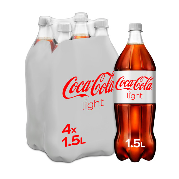 syreindhold sandsynlighed Varme Coca-Cola Light 4 x 1,5 L - Frisdrank, sappen en water online bestellen? |  Coop.nl | Coop