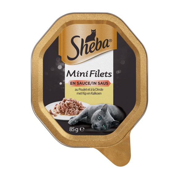 Sheba Mini in saus met kip kalkoen - online bestellen? | Coop.nl | Coop